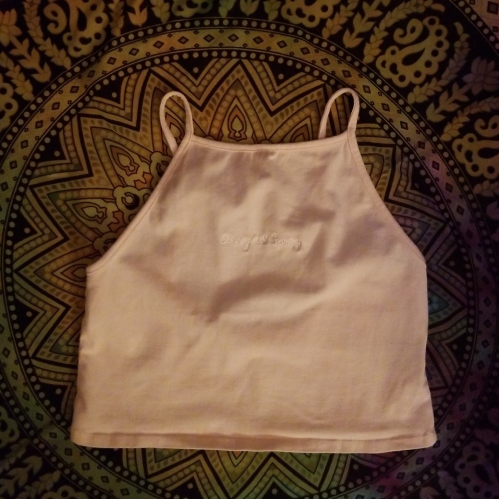 L.A. Hearts "sorry not sorry" Crop Top